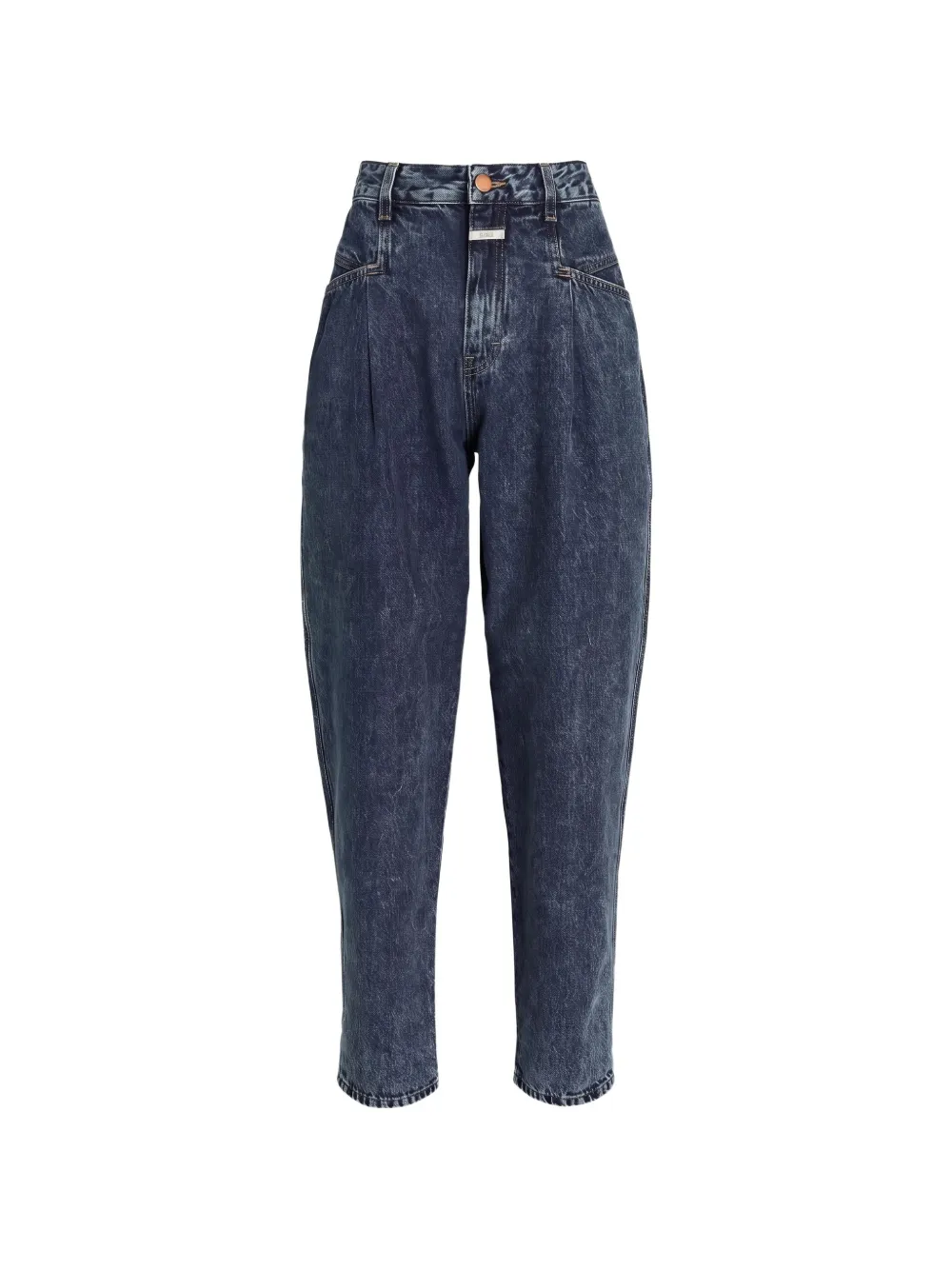 Closed Pearl pleated-detail jeans - Blu