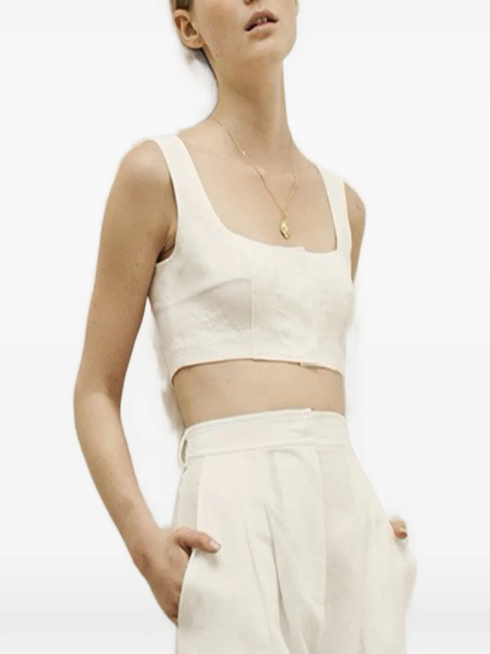 Le Kasha JirJa crop top - Vert