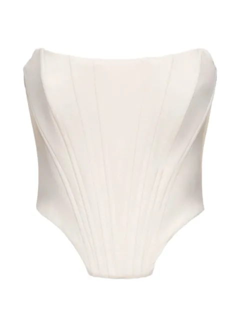Giuseppe Di Morabito strapless corset-style top