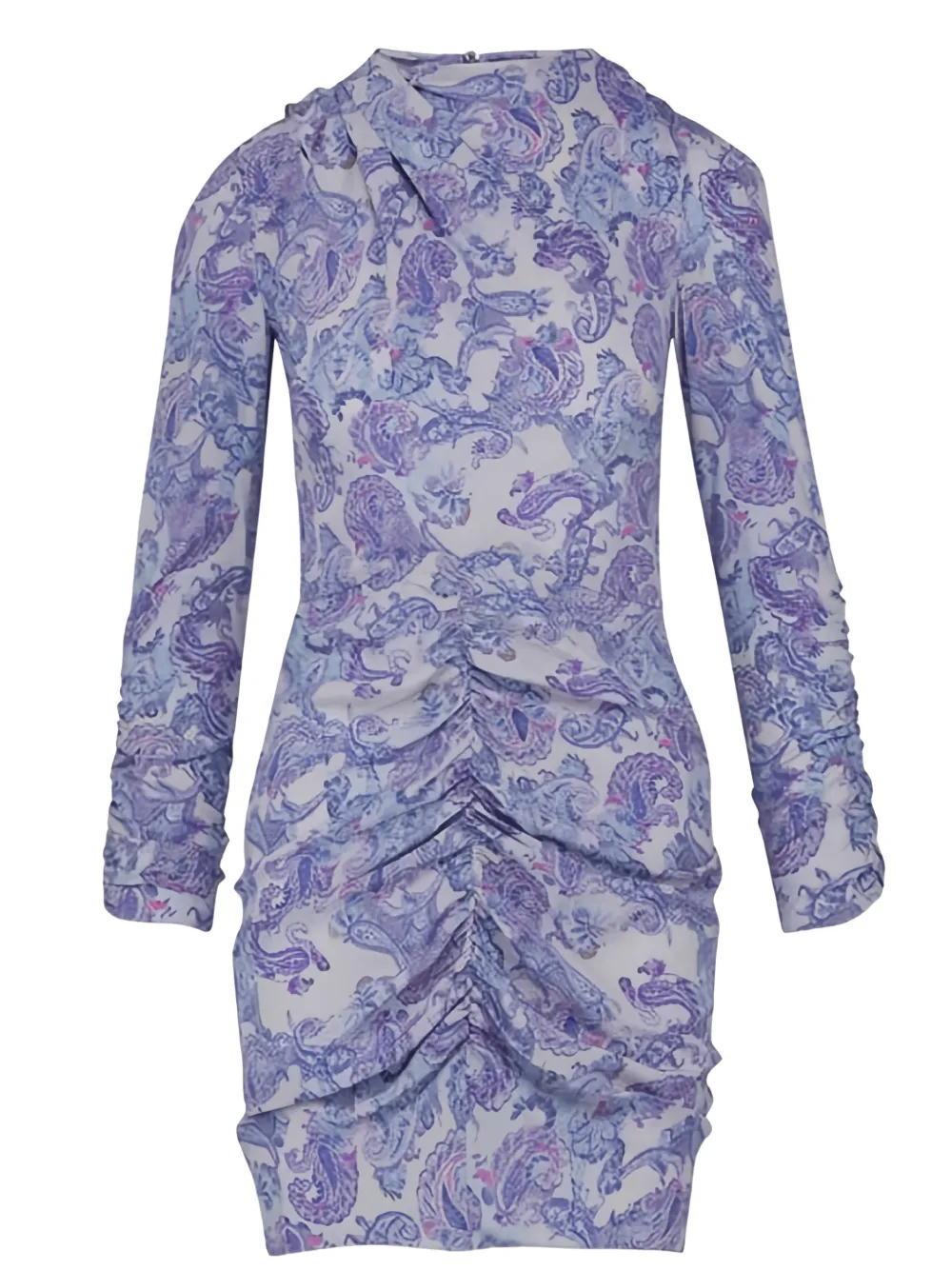 ISABEL MARANT Tosca mini-jurk met paisley-print Blauw