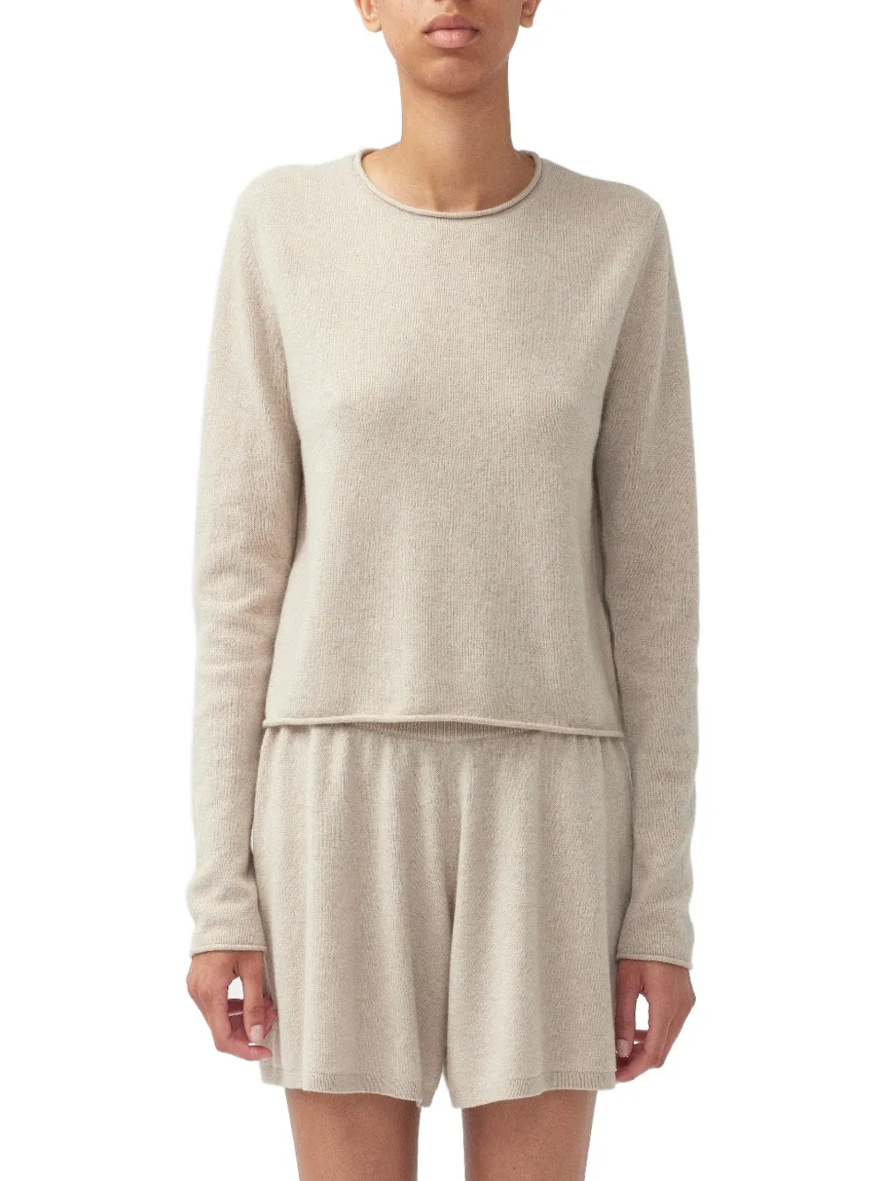 Lisa Yang Ida Sparkle trui Beige