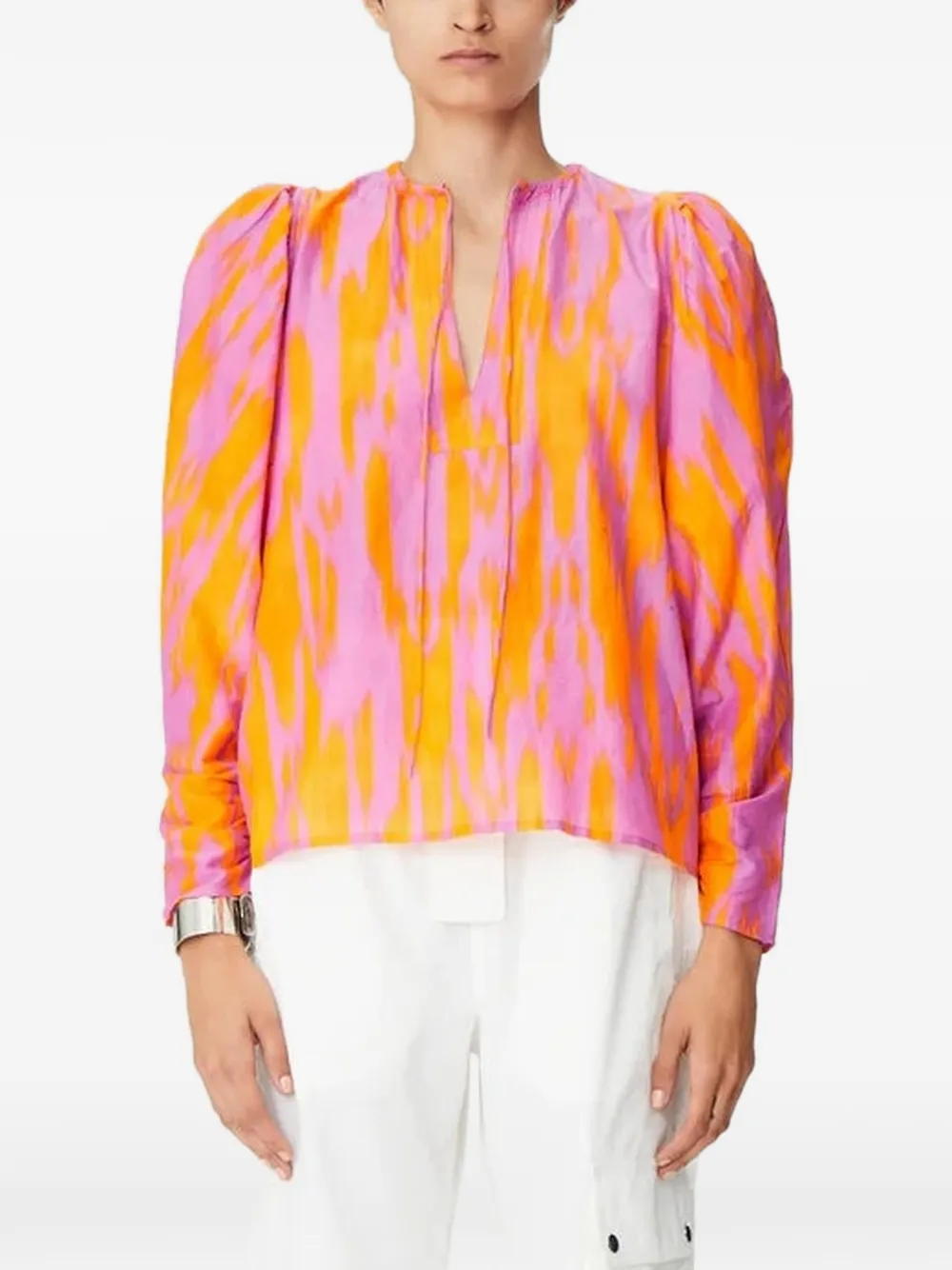 Maria Cher Tartagal Cora abstract-print blouse