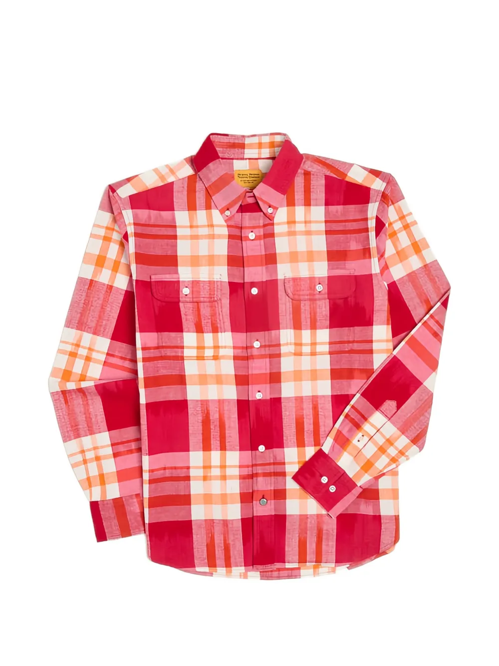 Original Madras Trading Company No128 flap-pocket shirt · M