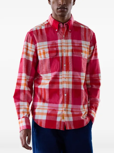 Original Madras Trading Company No128 flap-pocket shirt