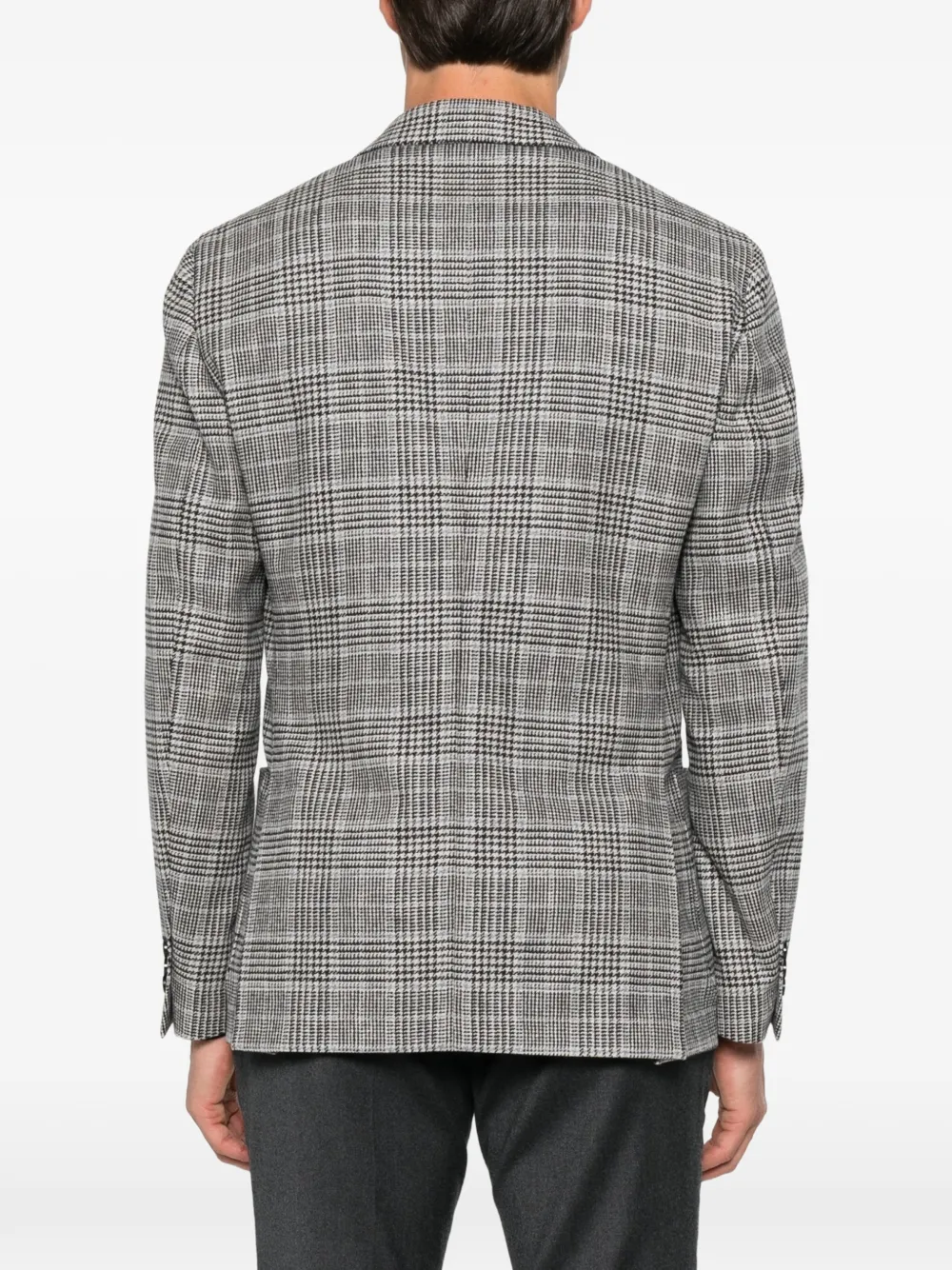 Lardini Prince of Wales check blazer Blauw