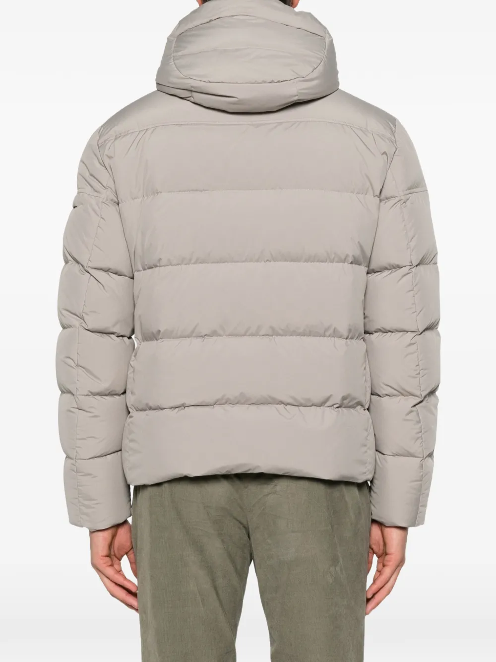 Moorer Brett gewatteerd jack met capuchon Beige