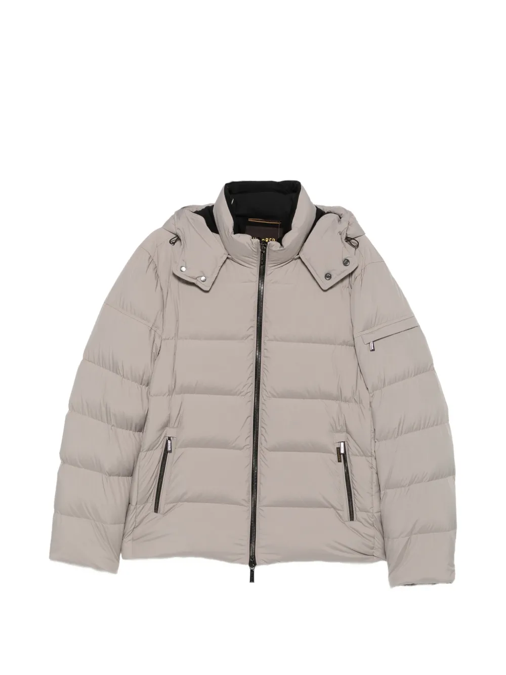 Moorer Brett hooded quilted jacket