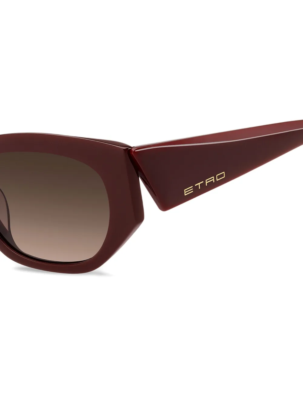ETRO Tailoring zonnebril met cat-eye montuur Rood