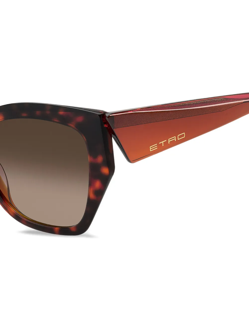 ETRO Tailoring zonnebril Bruin
