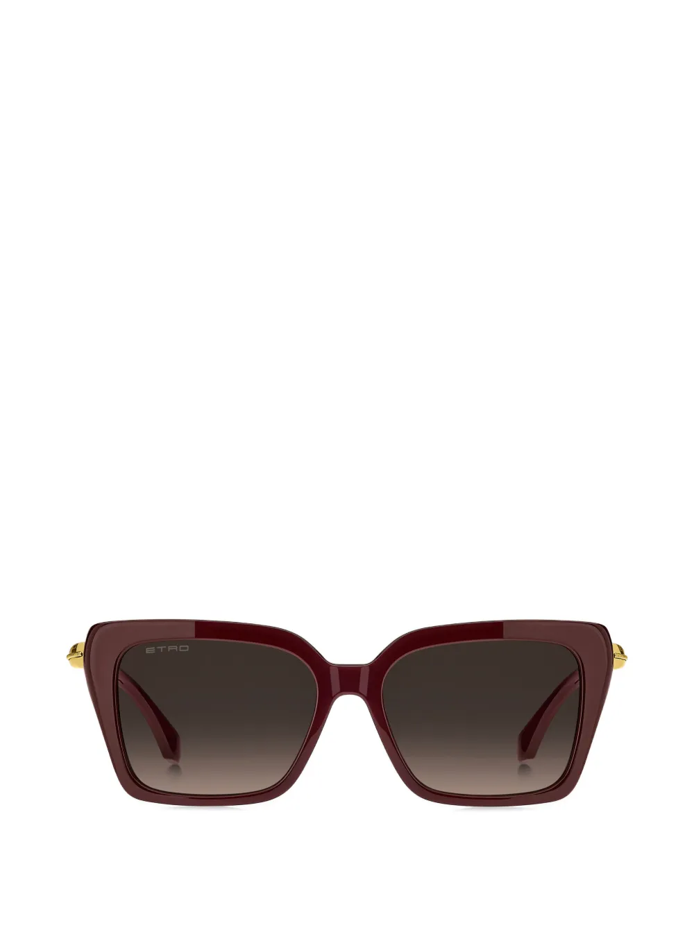 ETRO Occhiali da sole squadrati - Rosso