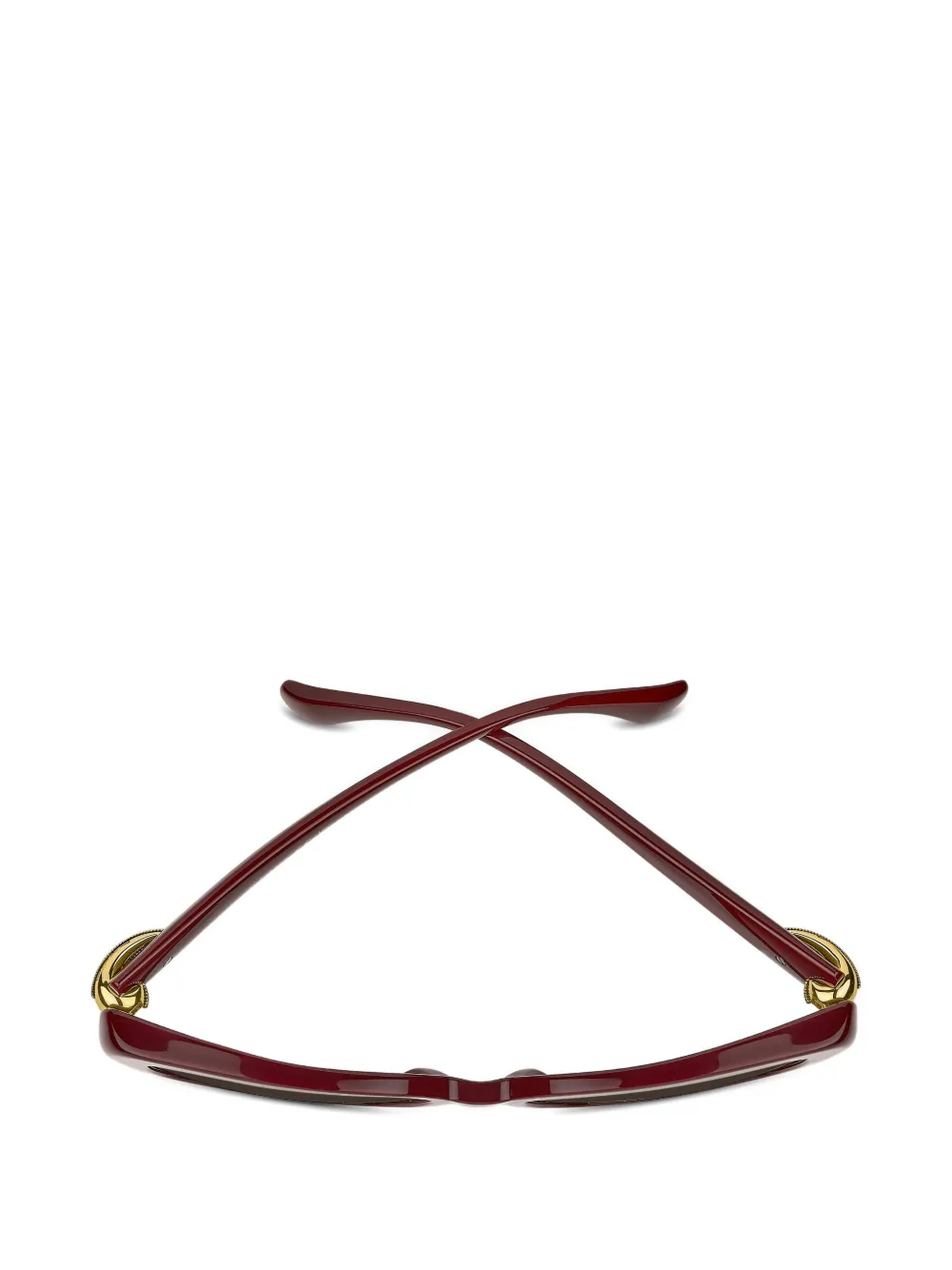 ETRO Zonnebril met vierkant montuur Rood