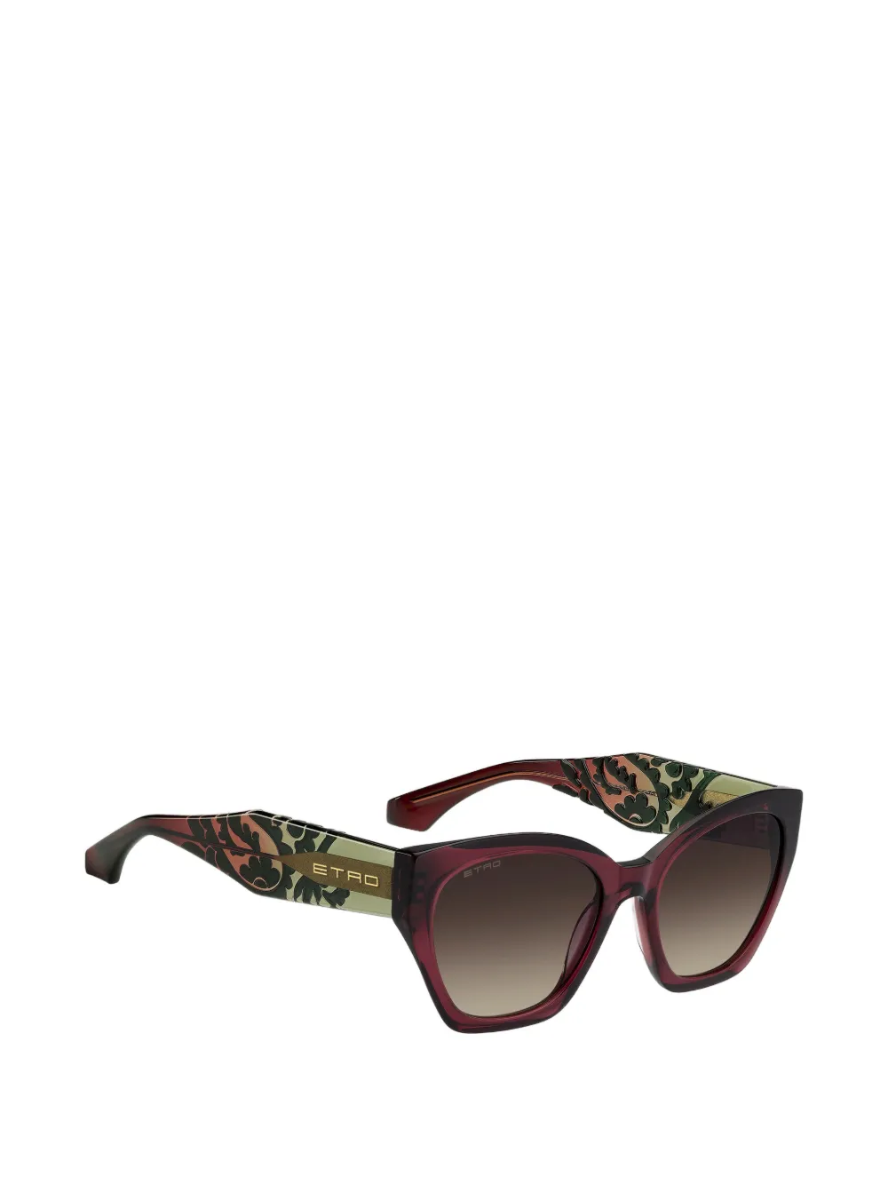 ETRO Zonnebril met paisley-print en cat-eye montuur Paars