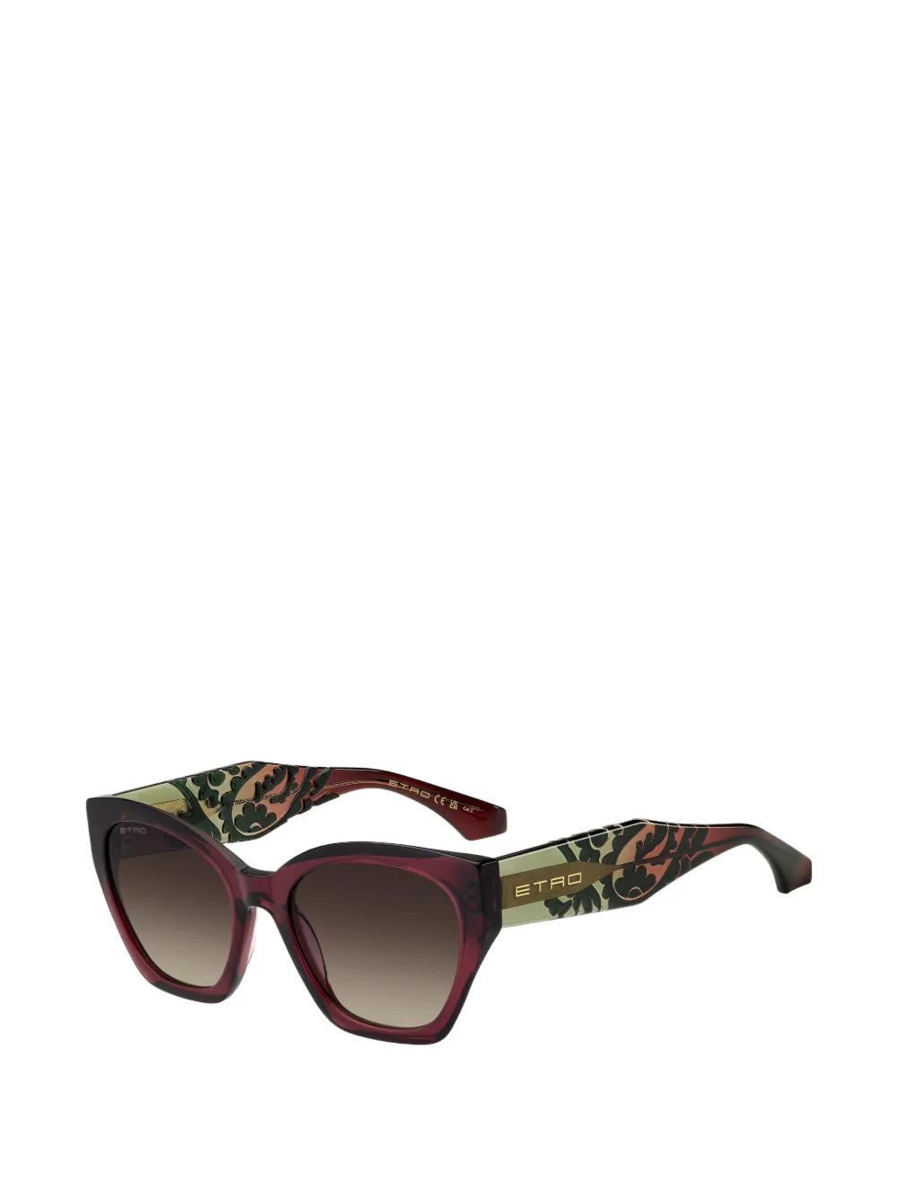 ETRO Zonnebril met paisley-print en cat-eye montuur Paars