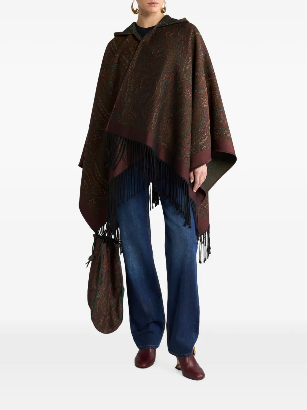 ETRO Unfold Me shopper met Arnica Birkenstock by -patroon Bruin