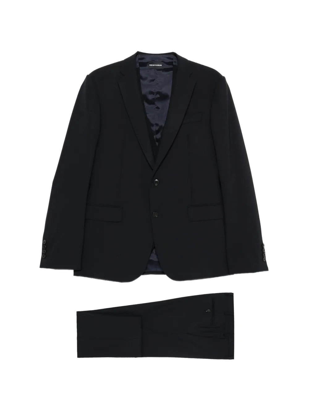 Emporio Armani single-breasted suit (set of three) - Nero