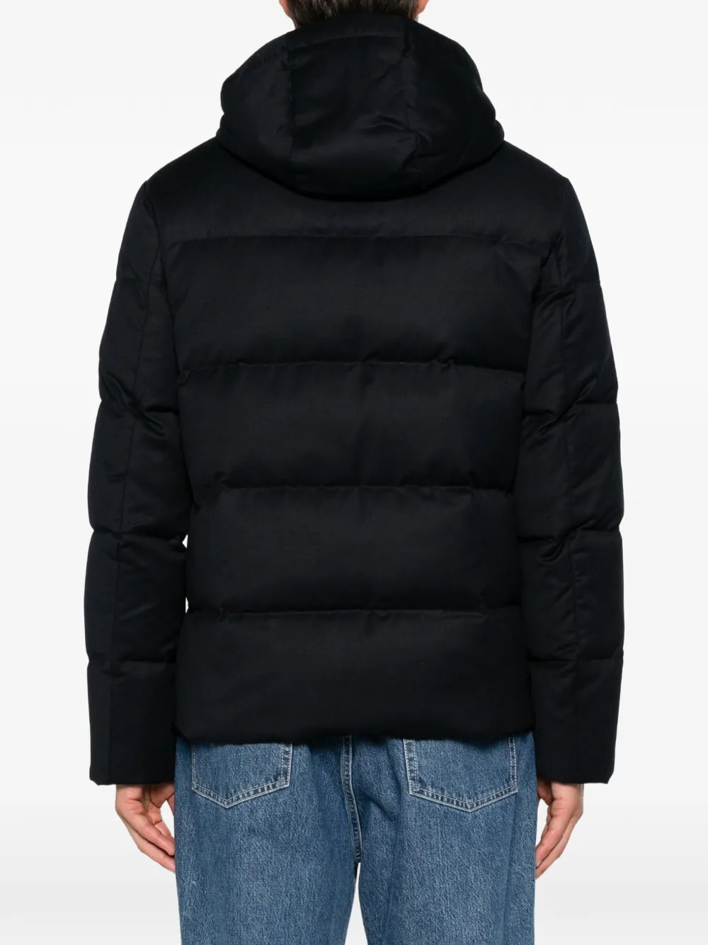 Duno Winsor gewatteerd jack met capuchon Blauw
