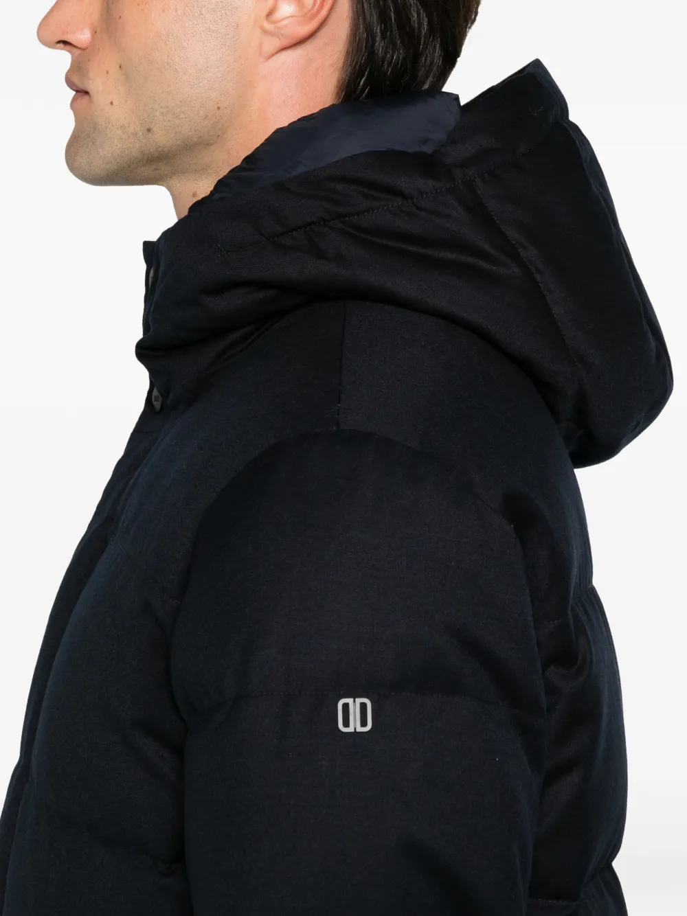 Duno Winsor gewatteerd jack met capuchon Blauw