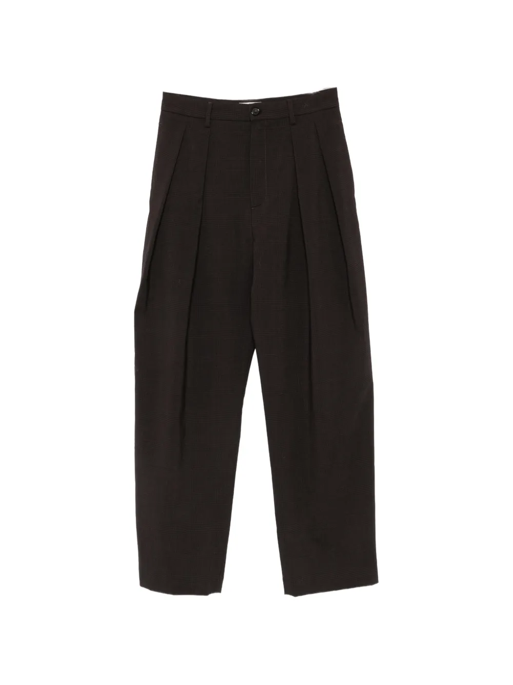 Barena pleated checked trousers