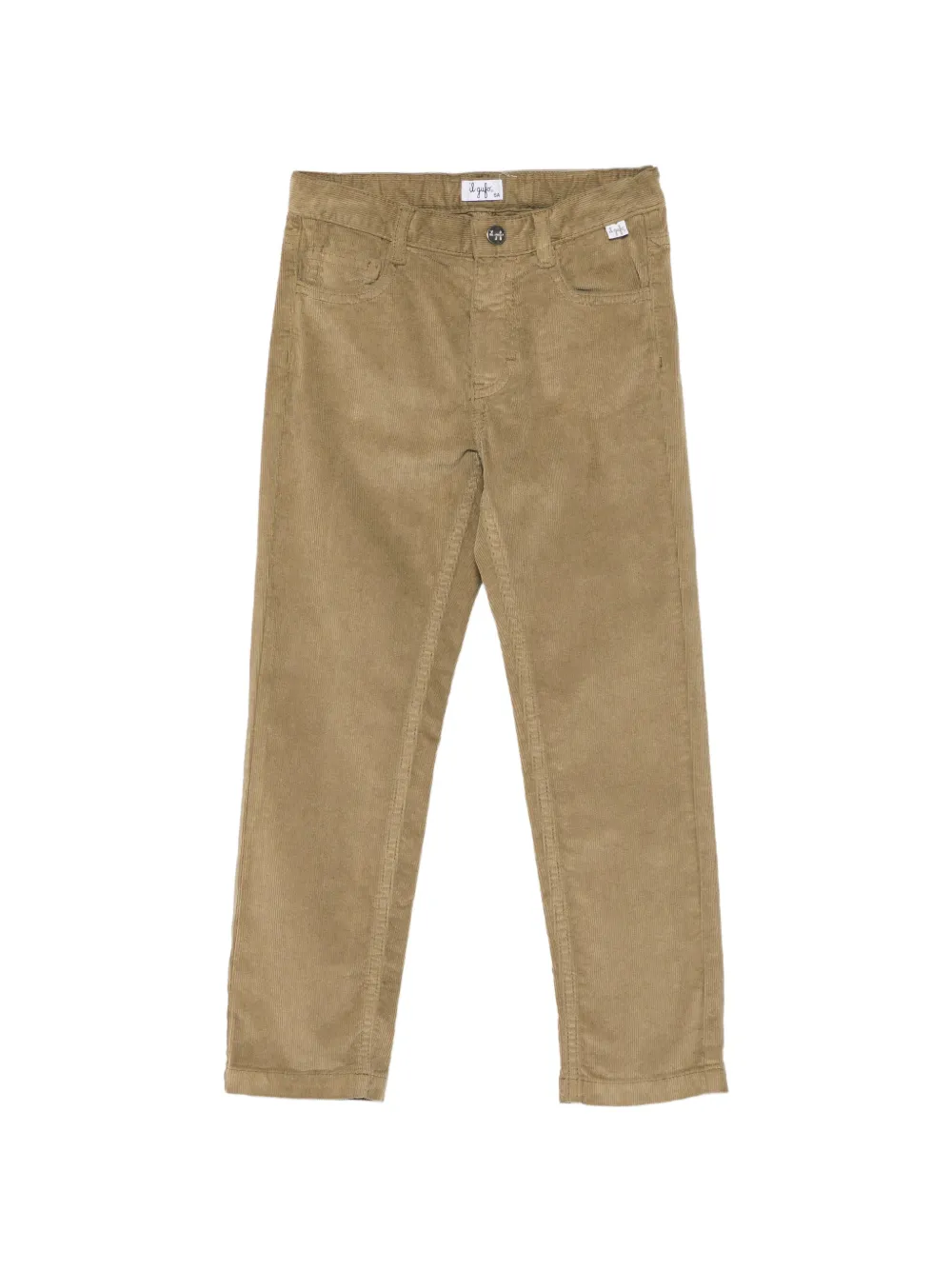 Il Gufo corduroy-effect trousers Beige