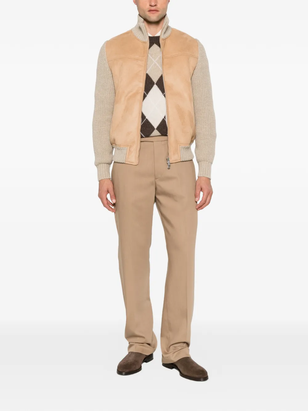 Berwich Lucano plooibroek Beige