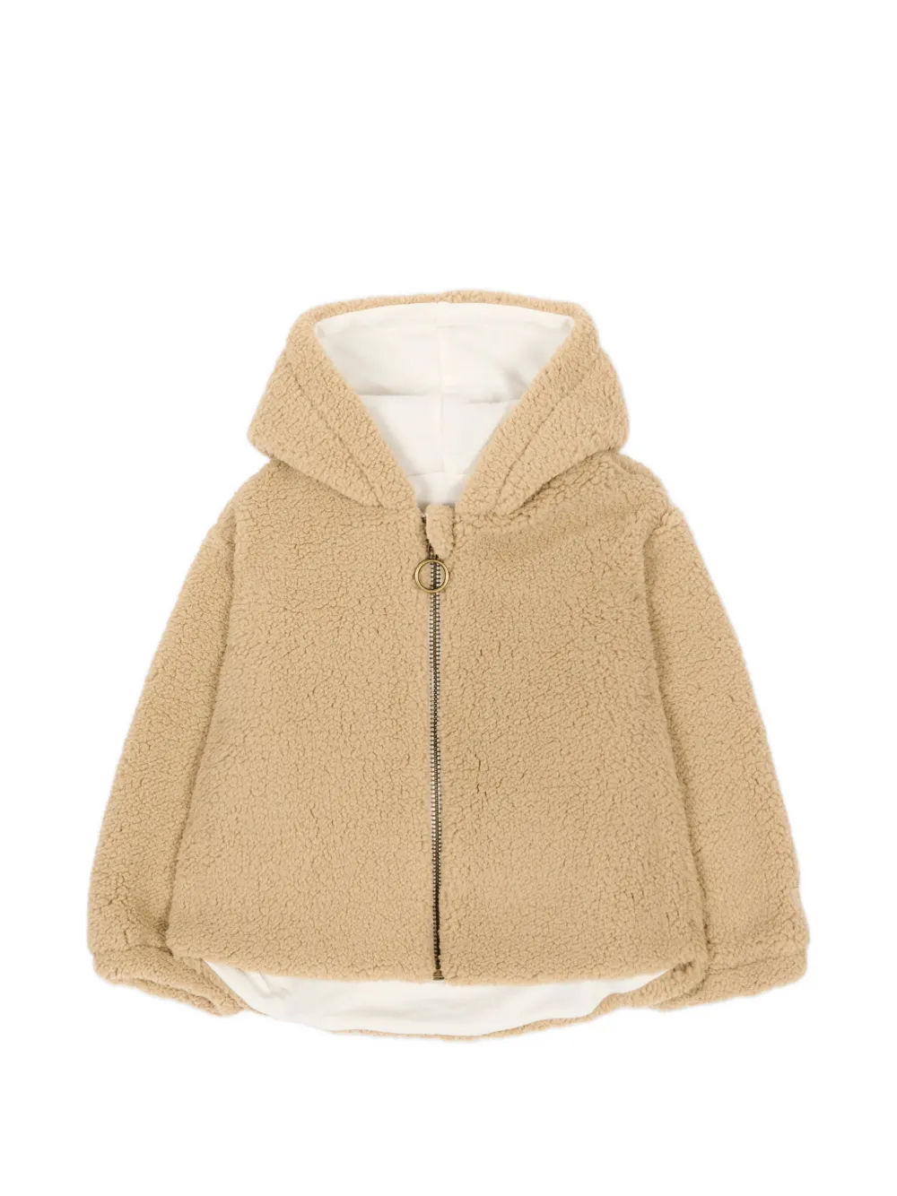 Bamboom Safari hooded faux-fur jacket - Toni neutri