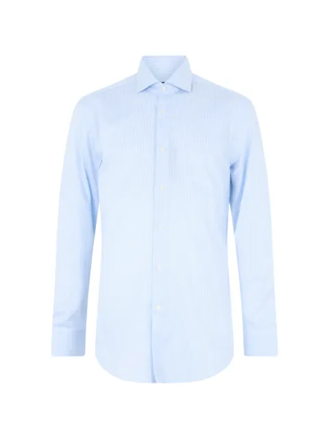 BOSS vertical-stripe long-sleeve shirt