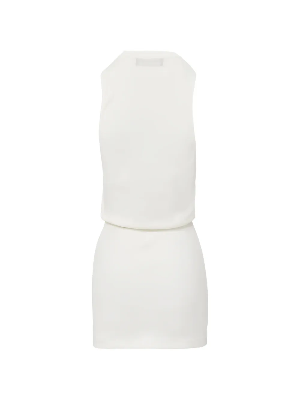 Brandon Maxwell Callum mini-jurk Wit