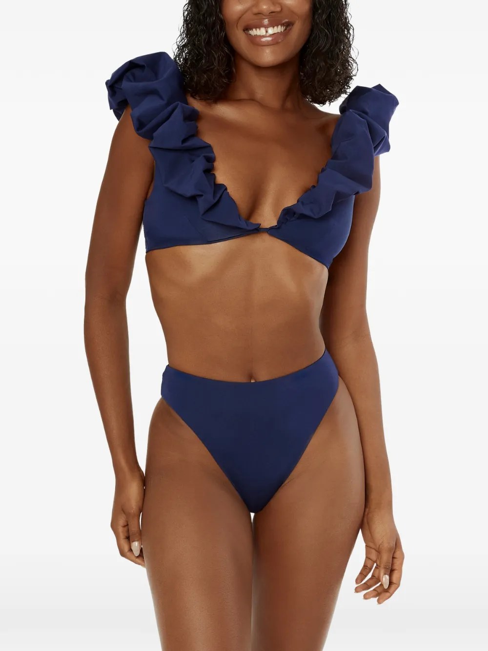 Maygel Coronel Cressa ruffled bikini