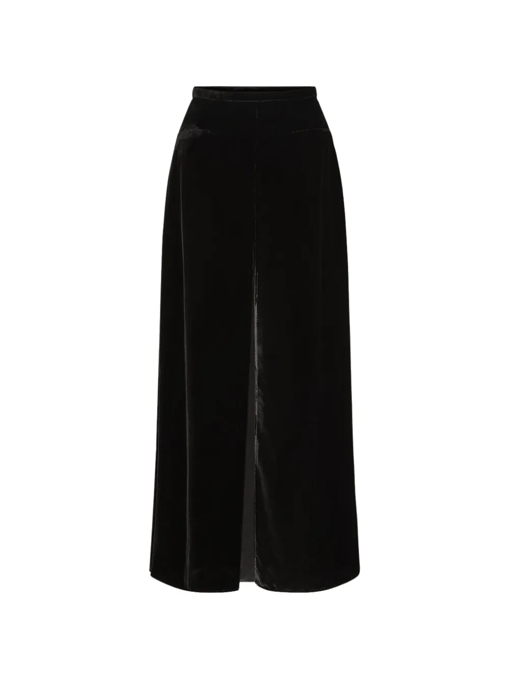 Le Kasha Castelo front-slit midi skirt · L