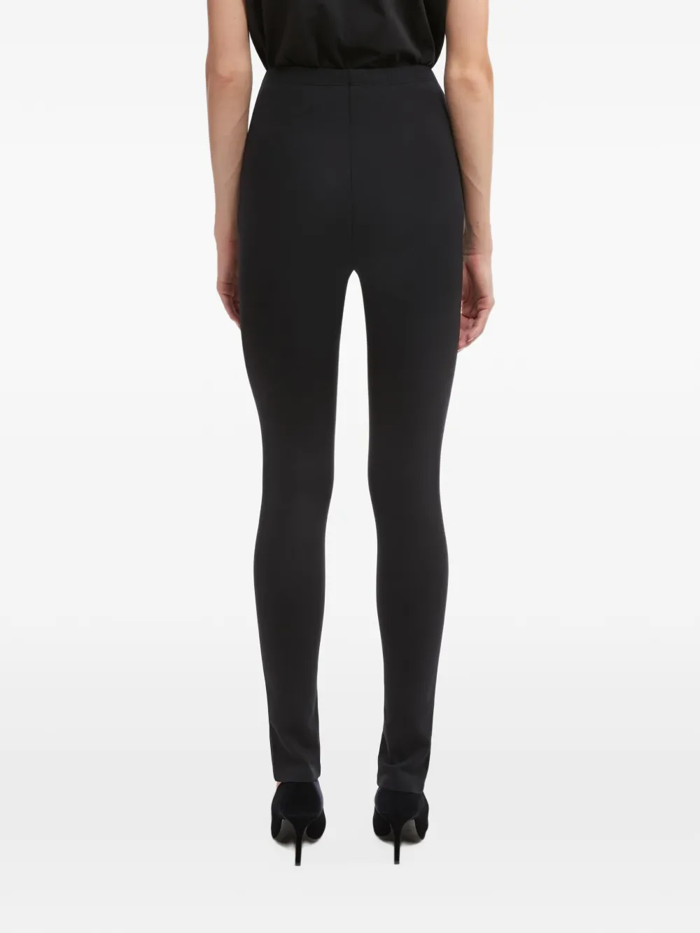 WARDROBE.NYC zip-detail slim-fit trousers Zwart