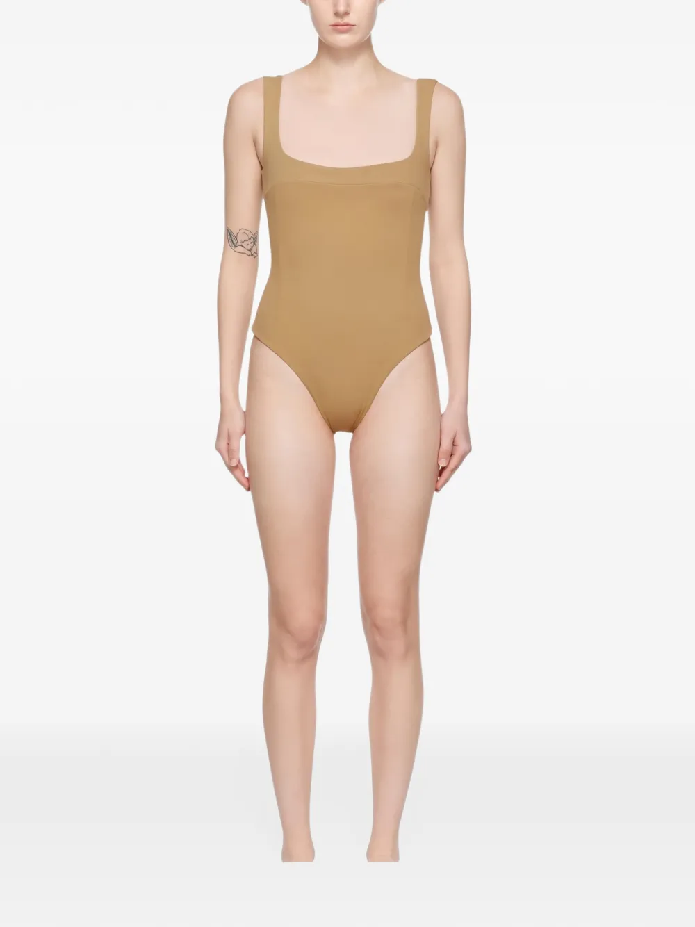 Haight Gabi Badeanzug aus Krepp - Nude