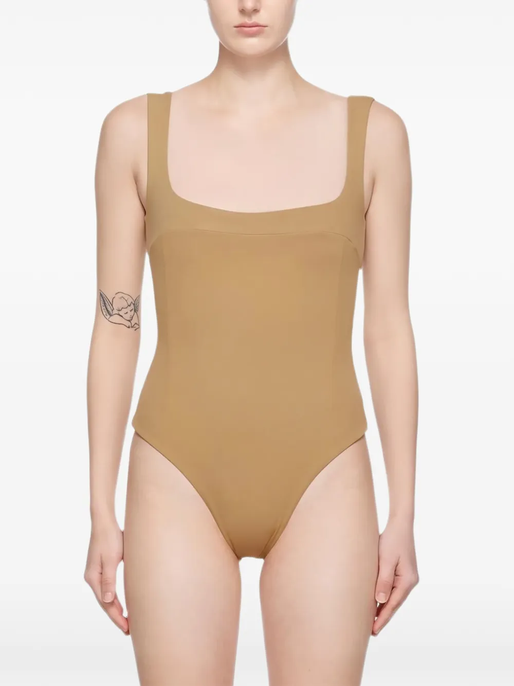 Haight Gabi crepe swimsuit - Toni neutri