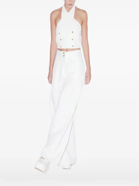 Rosetta Getty double-breasted halter top