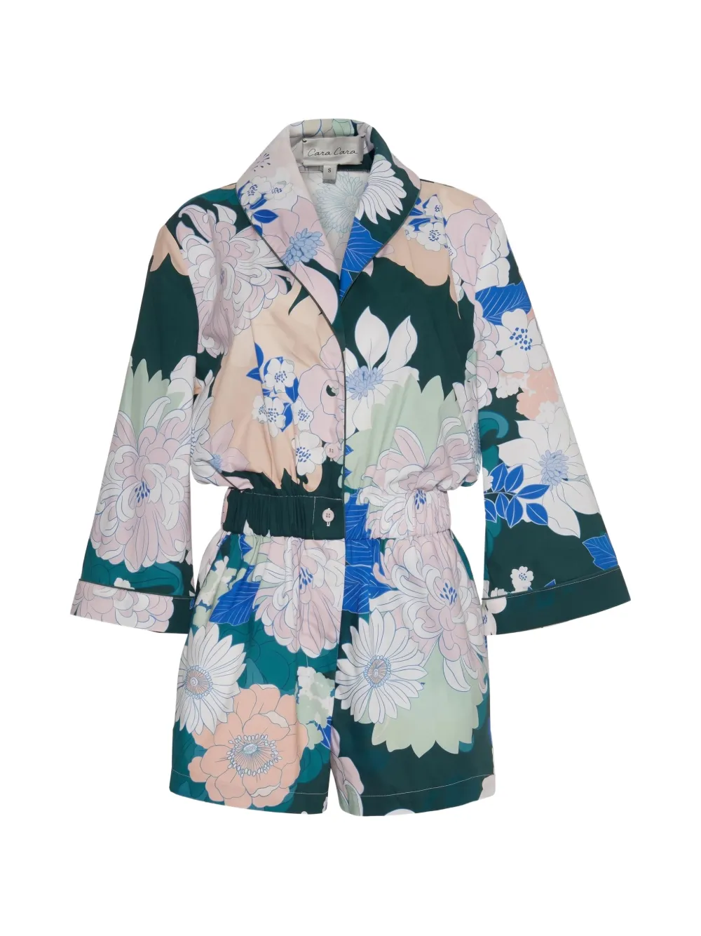Cara Cara Madison floral-print romper - Verde