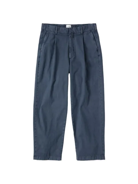 Closed Blomberg pleated cotton trousers
