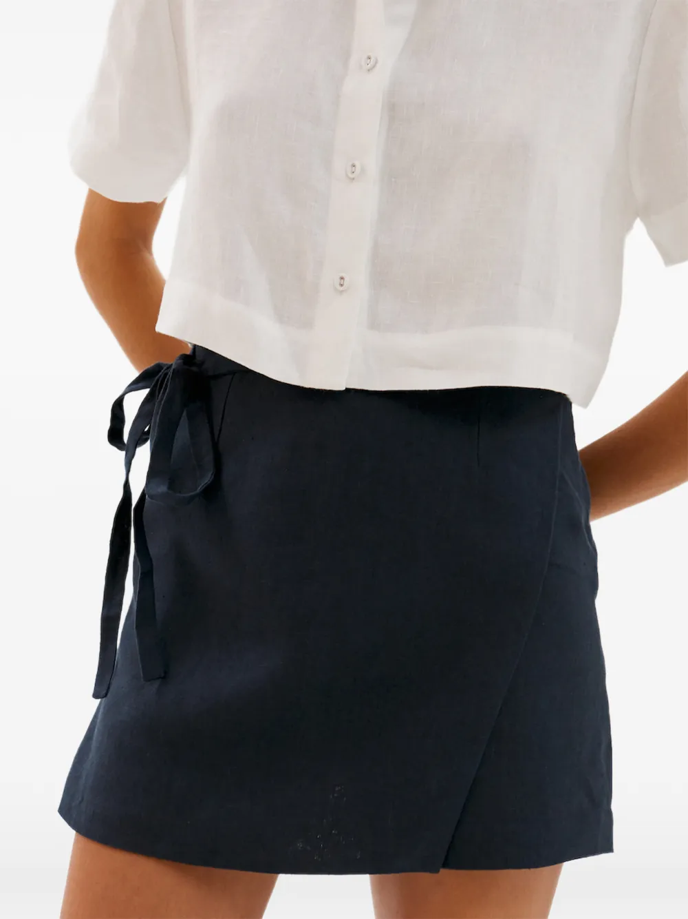 casa raki Adela wrap mini skort