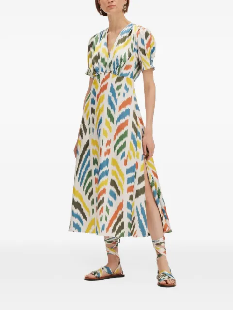 PUNICANA Princess leaf-motif midi dress