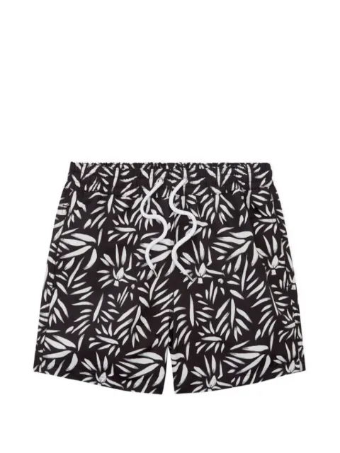 Frescobol Carioca abstract-print swim shorts