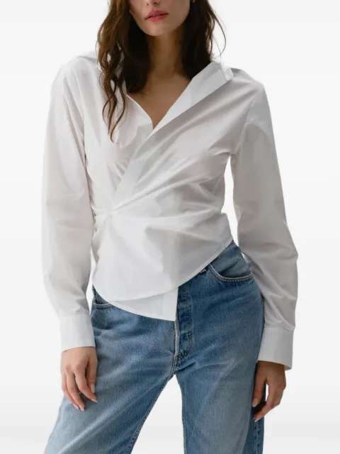 CISSA Fitted wrap shirt