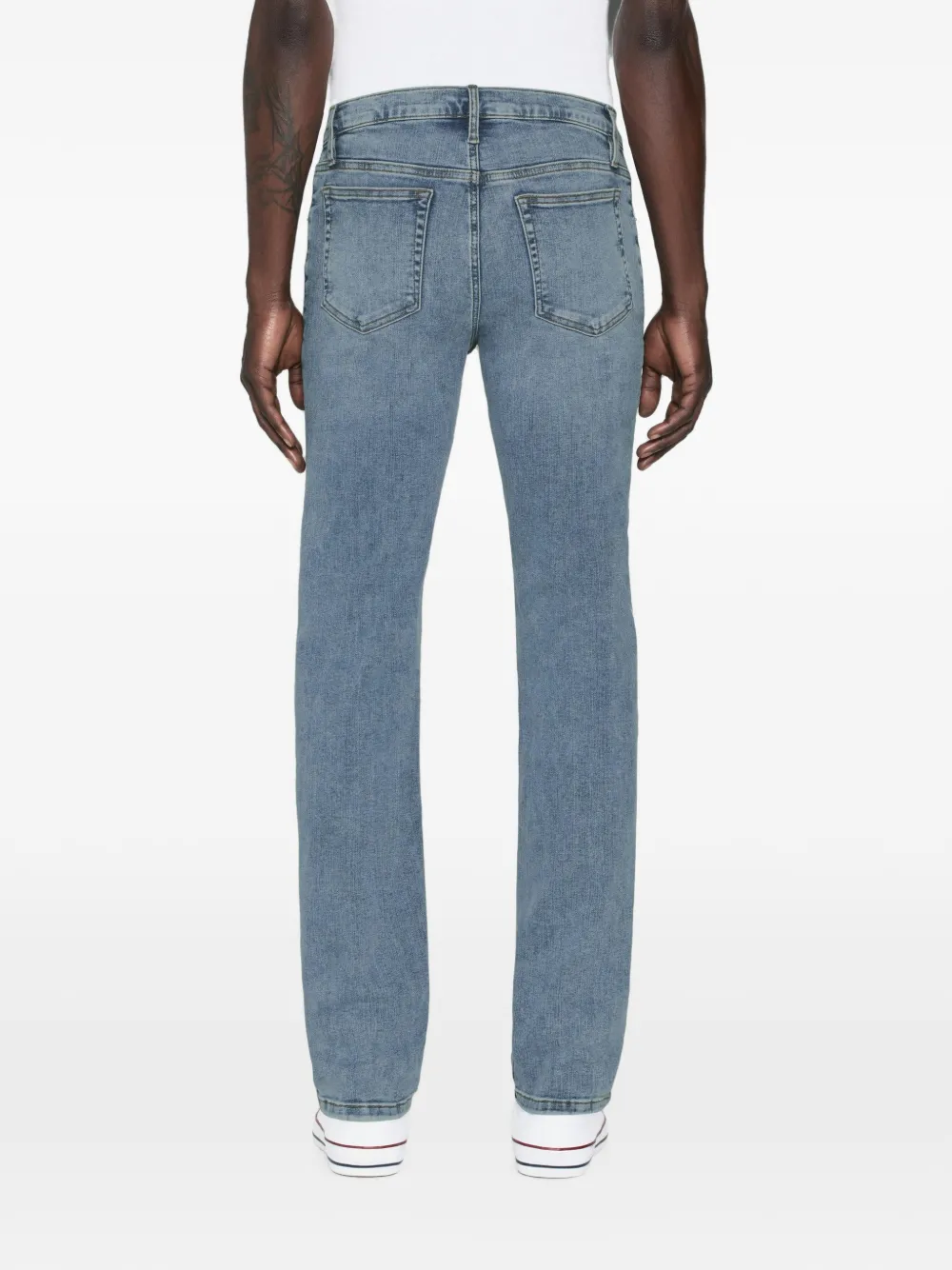 FRAME Jetset Modern straight jeans Blauw