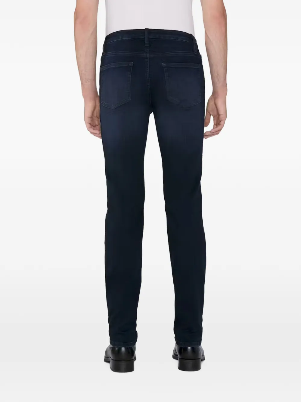 FRAME Jetset Modern straight jeans Blauw