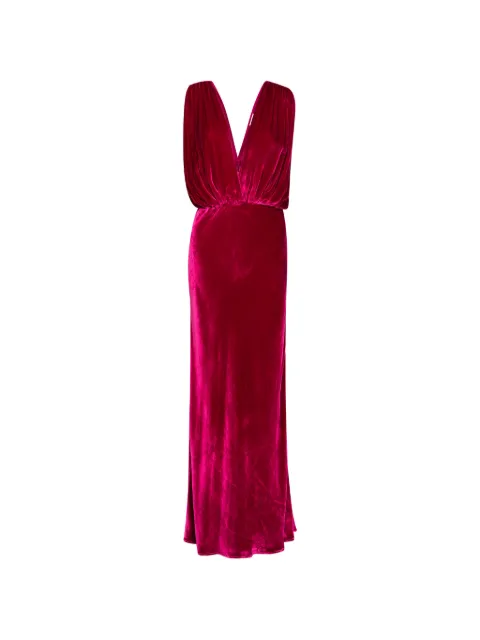 Mes Demoiselles Travis velvet maxi dress