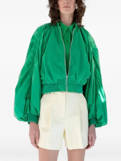 Maison Rabih Kayrouz puffed-sleeves bomber jacket