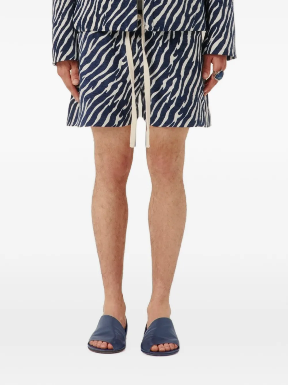 COMMAS Sea Storm jacquard shorts