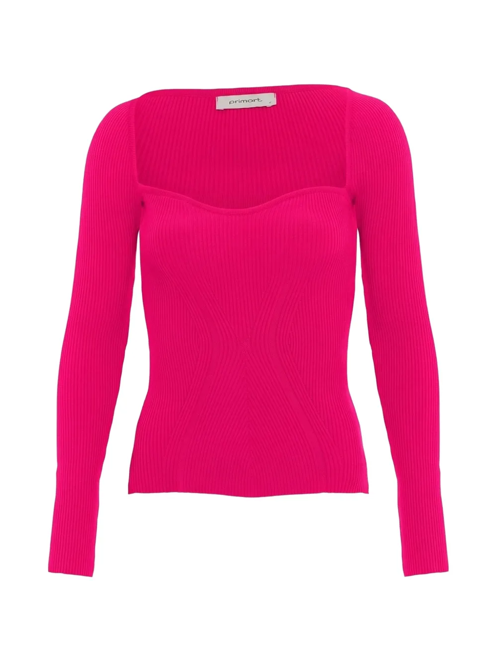 PAOLA BERNARDI Celine sweetheart-neck jumper - Rosa