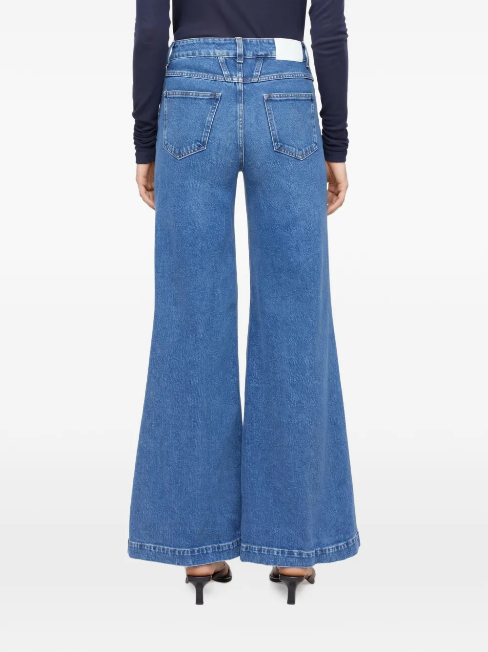 Closed belt-loops jeans Blauw