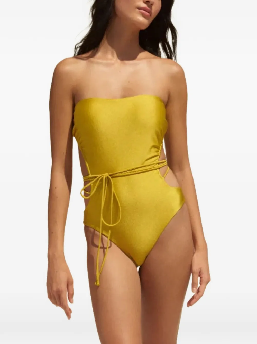 JADE Swim Raya wrap-around swimsuit