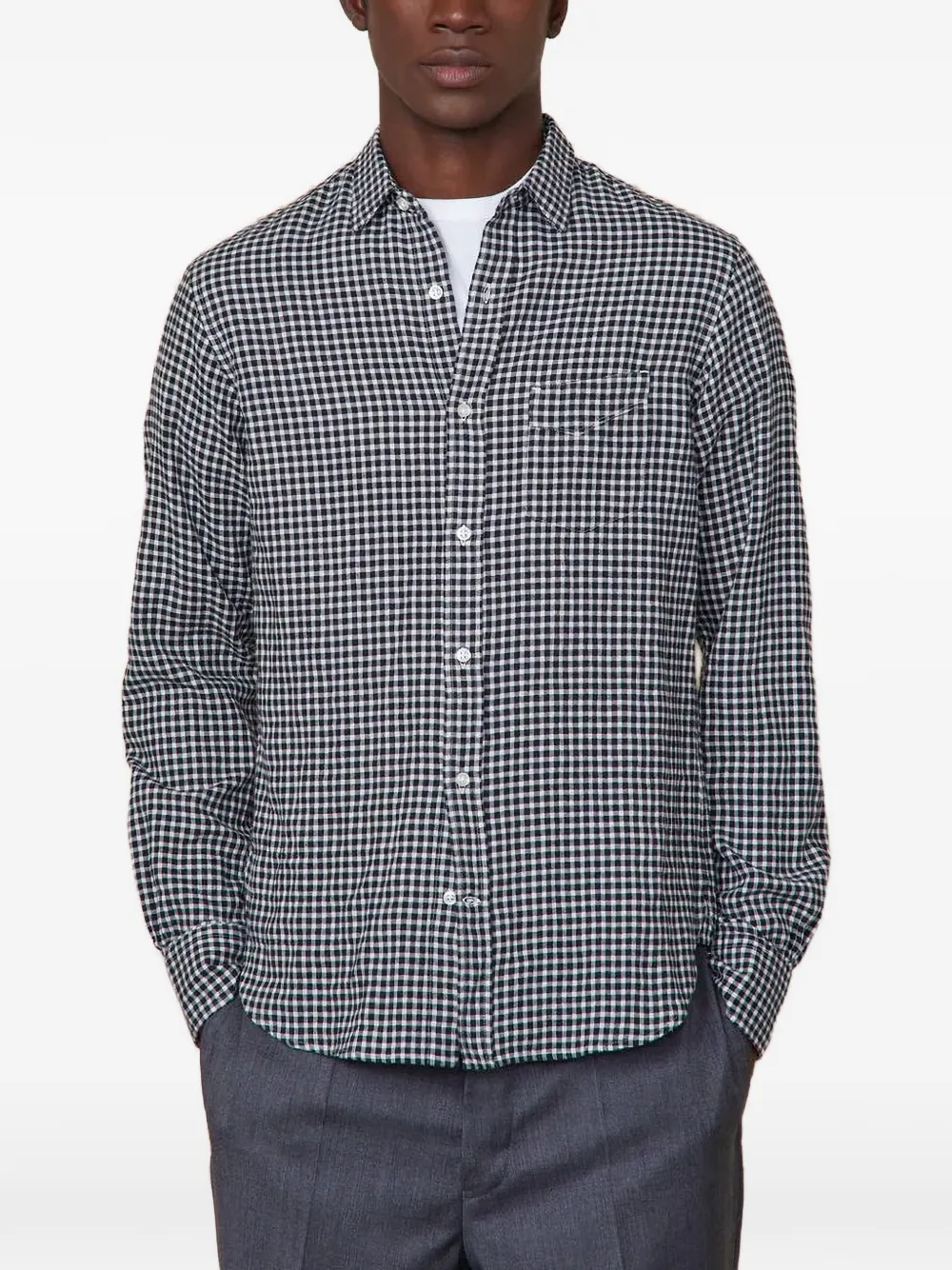 Officine Generale Lipp silk shirt