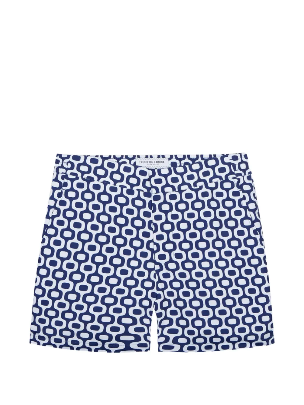 Frescobol Carioca Porto Ipanema-print swim shorts · 30