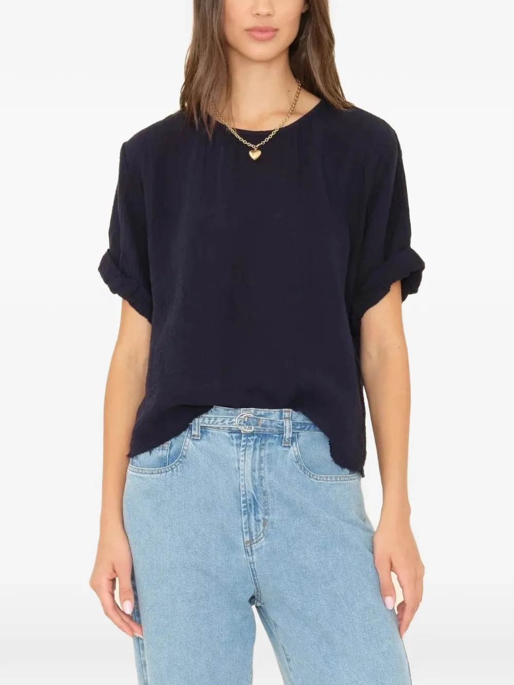 Xirena Carson gauze top